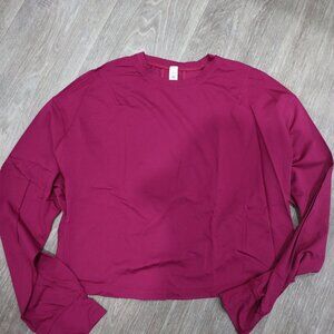 Women's lululemon cropped shirt